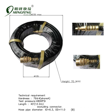 Tuyau industriel de PVC de coupleur hydraulique